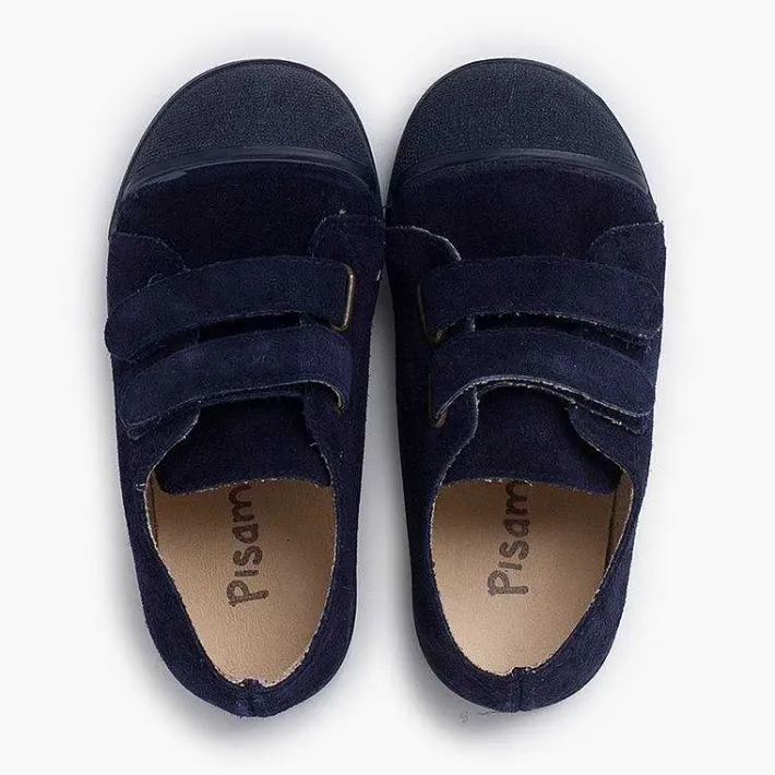 Zapatillas<Pisamonas Zapatillas Serraje Niños Puntera Goma