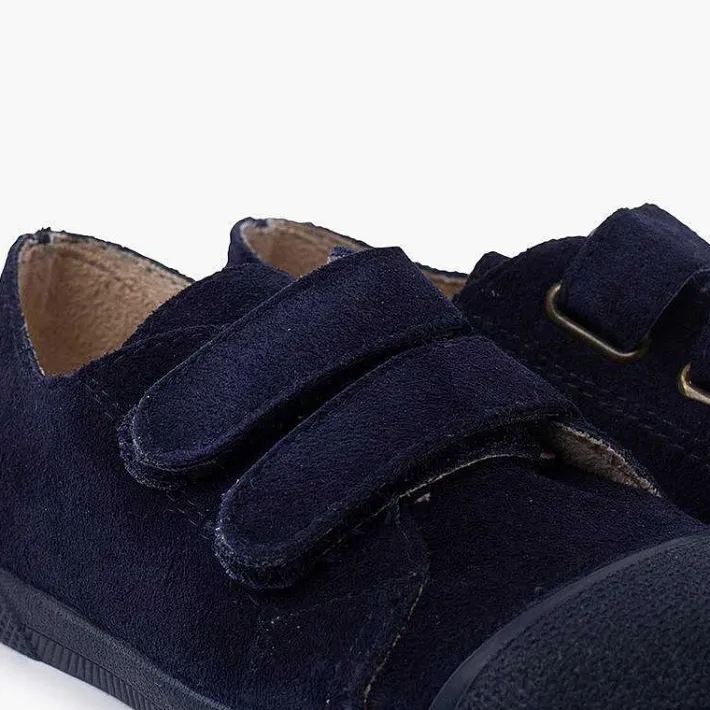 Zapatillas<Pisamonas Zapatillas Serraje Niños Puntera Goma