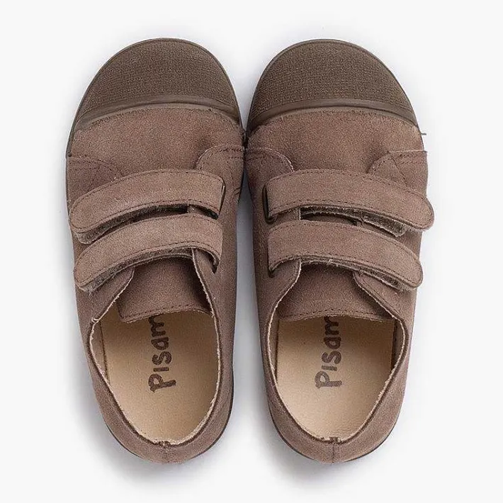 Zapatillas<Pisamonas Zapatillas Serraje Niños Puntera Goma