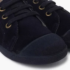 Zapatillas<Pisamonas Zapatillas Serraje Puntera De Goma Y Cordones