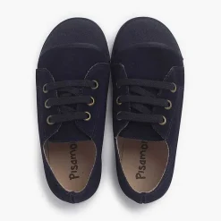 Zapatillas<Pisamonas Zapatillas Serraje Puntera De Goma Y Cordones