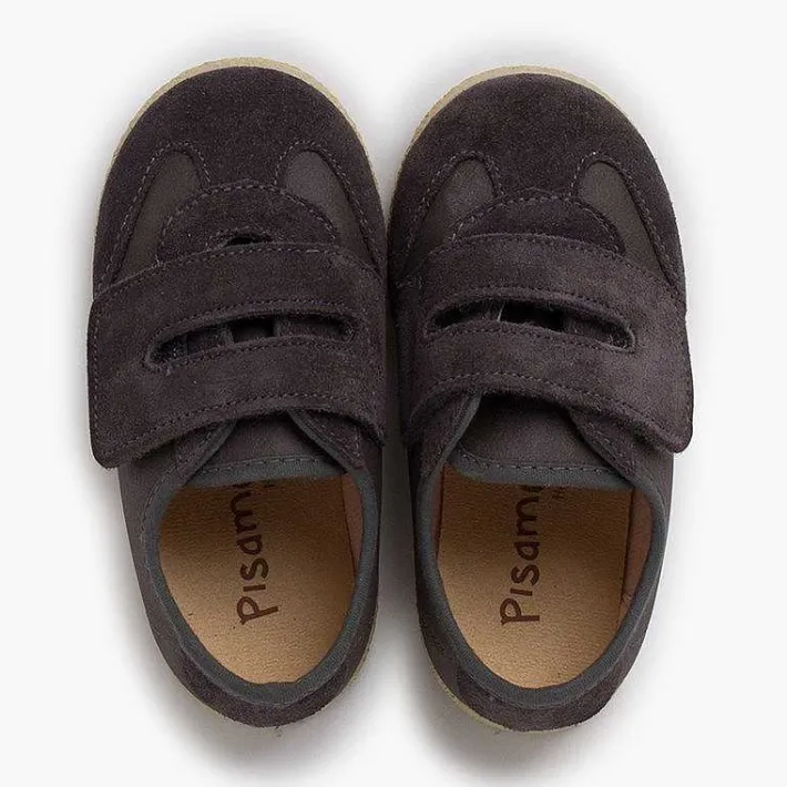 Zapatillas<Pisamonas Zapatillas Serraje Y Piel Gante