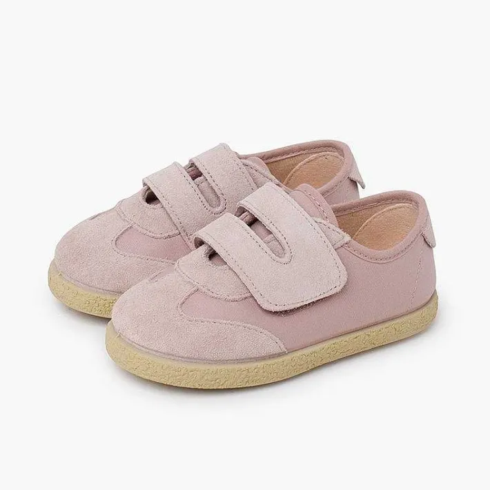 Zapatillas<Pisamonas Zapatillas Serraje Y Piel Gante
