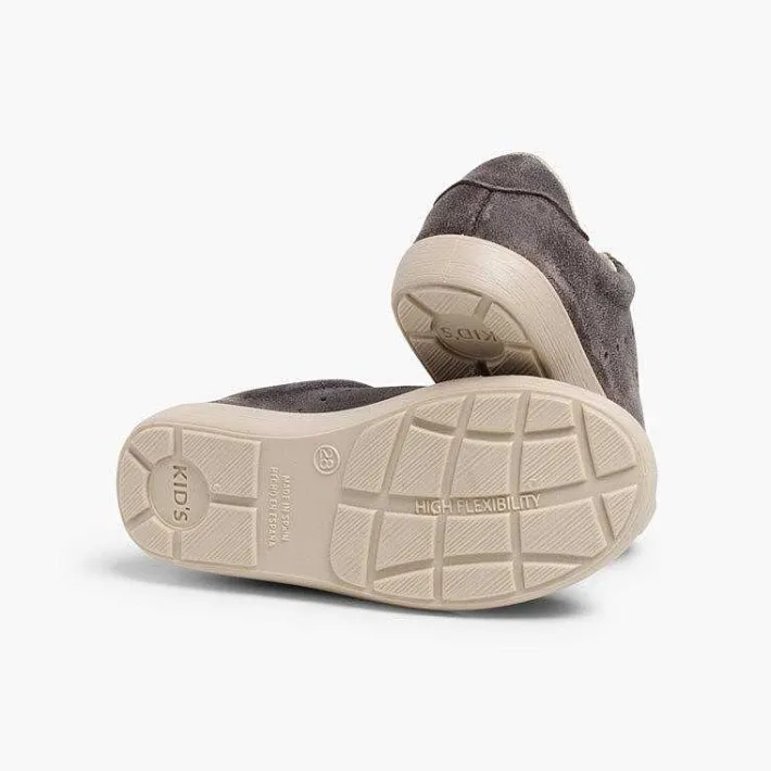Zapatillas<Pisamonas Zapatillas Sneakers Para Niños Serraje Color Gris