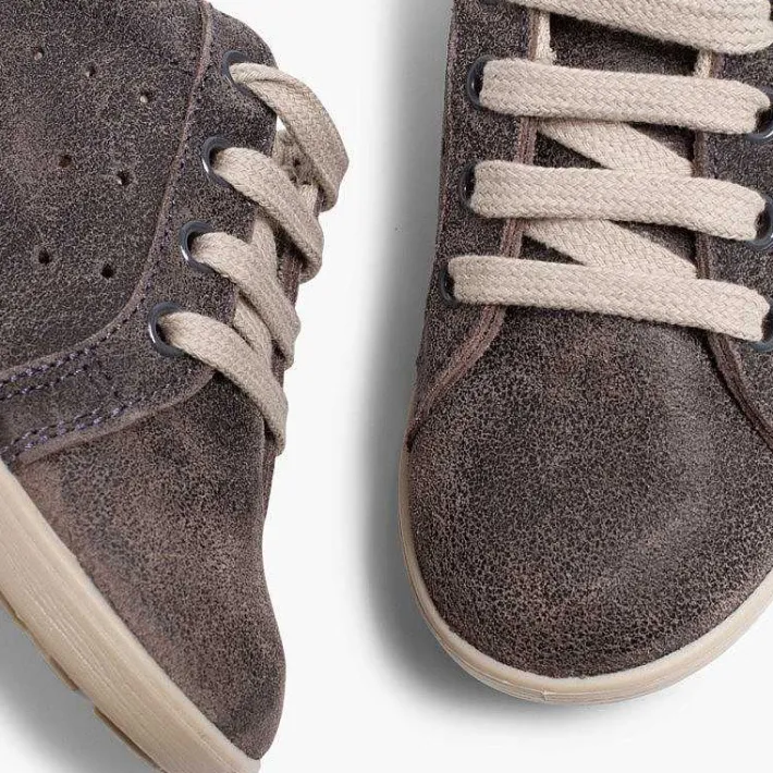 Zapatillas<Pisamonas Zapatillas Sneakers Para Niños Serraje Color Gris