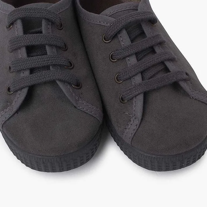 Zapatillas<Pisamonas Zapatillas Suede Poliester Reciclado Cordones