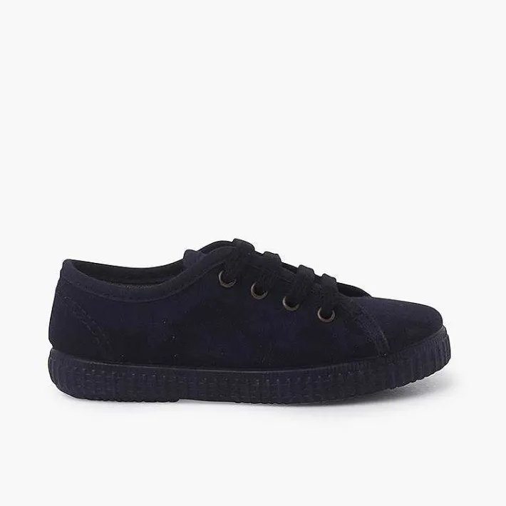 Zapatillas<Pisamonas Zapatillas Suede Poliester Reciclado Cordones