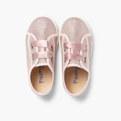 Zapatillas<Pisamonas Zapatillas Tejido Metalizado Lazo Raso