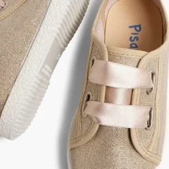 Zapatillas<Pisamonas Zapatillas Tejido Metalizado Lazo Raso