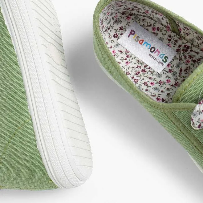 Zapatillas<Pisamonas Zapatillas Tela Punta Goma Cordones