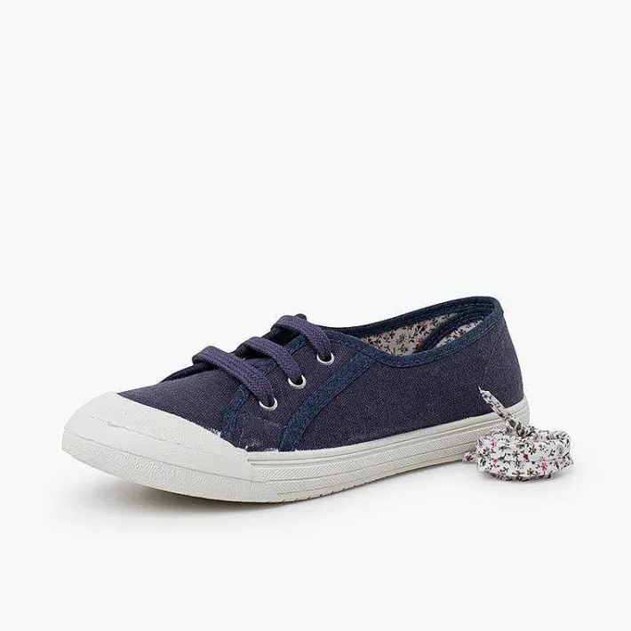 Zapatillas<Pisamonas Zapatillas Tela Punta Goma Cordones
