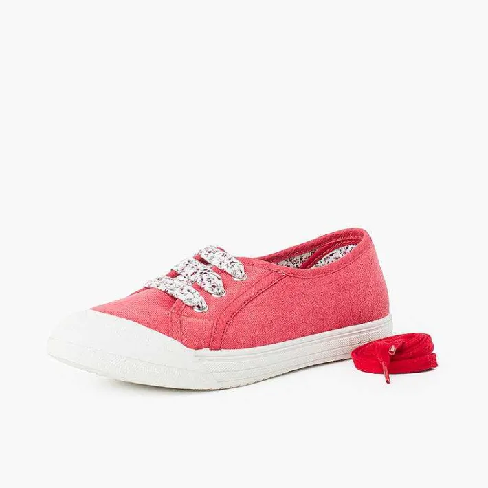 Zapatillas<Pisamonas Zapatillas Tela Punta Goma Cordones