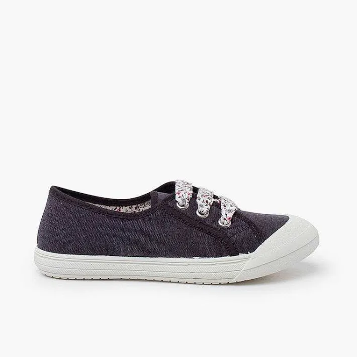 Zapatillas<Pisamonas Zapatillas Tela Punta Goma Cordones