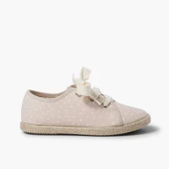 Zapatillas<Pisamonas Zapatillas Tela Puntitos Niña