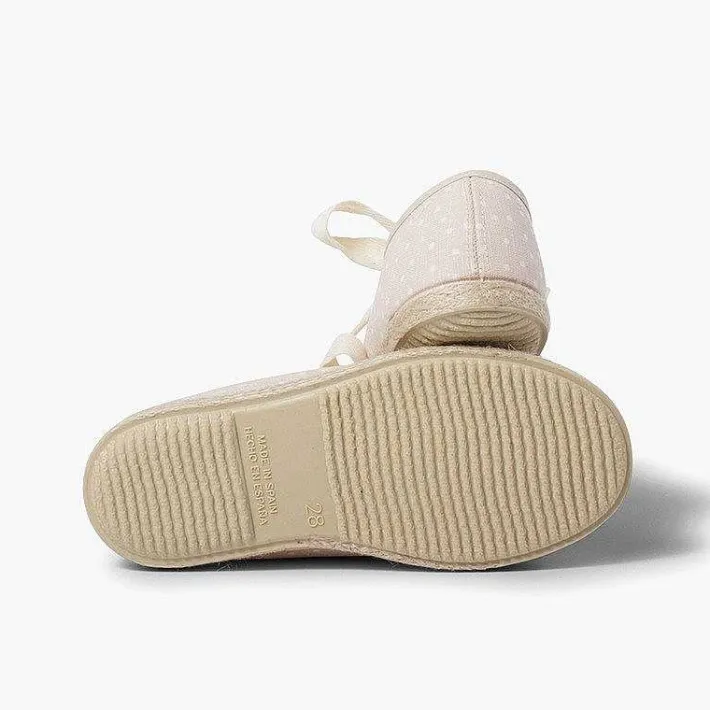 Zapatillas<Pisamonas Zapatillas Tela Puntitos Niña