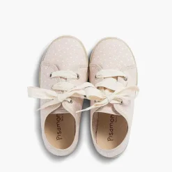 Zapatillas<Pisamonas Zapatillas Tela Puntitos Niña