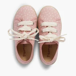 Zapatillas<Pisamonas Zapatillas Tela Puntitos Niña