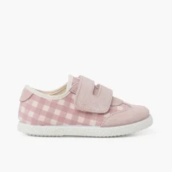 Zapatillas<Pisamonas Zapatillas Vichy Y Serraje Tira Adherente Doble