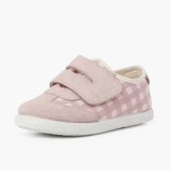 Zapatillas<Pisamonas Zapatillas Vichy Y Serraje Tira Adherente Doble