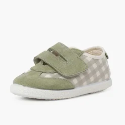 Zapatillas<Pisamonas Zapatillas Vichy Y Serraje Tira Adherente Doble
