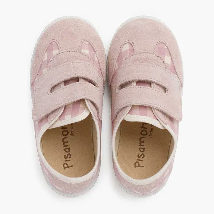 Zapatillas<Pisamonas Zapatillas Vichy Y Serraje Tira Adherente Doble