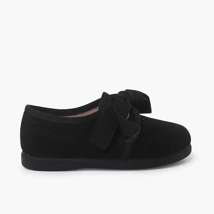 Blucher<Pisamonas Zapatito Niños Tipo Blucher Con Lazo Y Picados