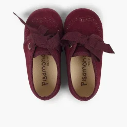 Blucher<Pisamonas Zapatito Niños Tipo Blucher Con Lazo Y Picados