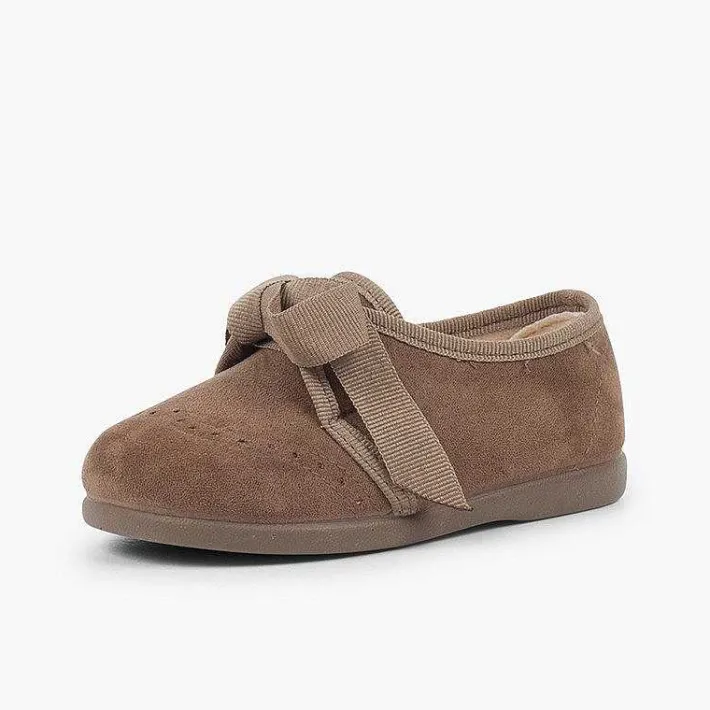 Blucher<Pisamonas Zapatito Niños Tipo Blucher Con Lazo Y Picados