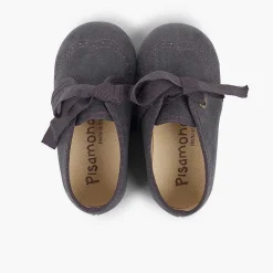 Blucher<Pisamonas Zapatito Niños Tipo Blucher Con Lazo Y Picados
