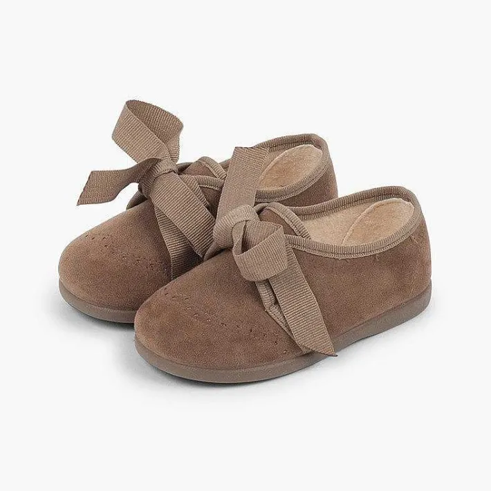 Blucher<Pisamonas Zapatito Niños Tipo Blucher Con Lazo Y Picados