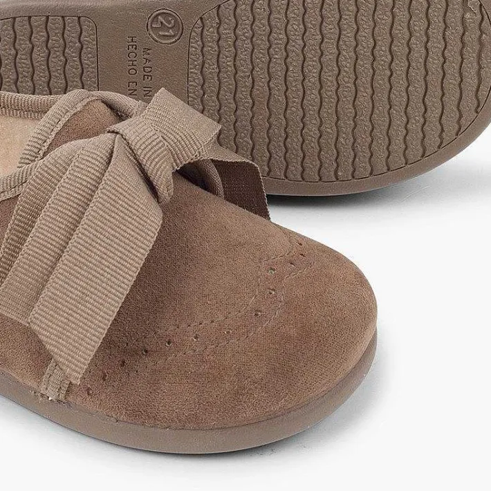 Blucher<Pisamonas Zapatito Niños Tipo Blucher Con Lazo Y Picados