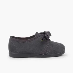 Blucher<Pisamonas Zapatito Niños Tipo Blucher Con Lazo Y Picados
