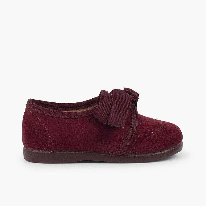 Blucher<Pisamonas Zapatito Niños Tipo Blucher Con Lazo Y Picados