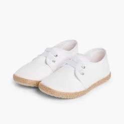 Zapatos Comunión<Pisamonas Zapato Blucher Piso Alpargata Efecto Raso