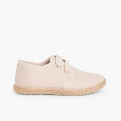 Zapatos Comunión<Pisamonas Zapato Blucher Piso Alpargata Efecto Raso