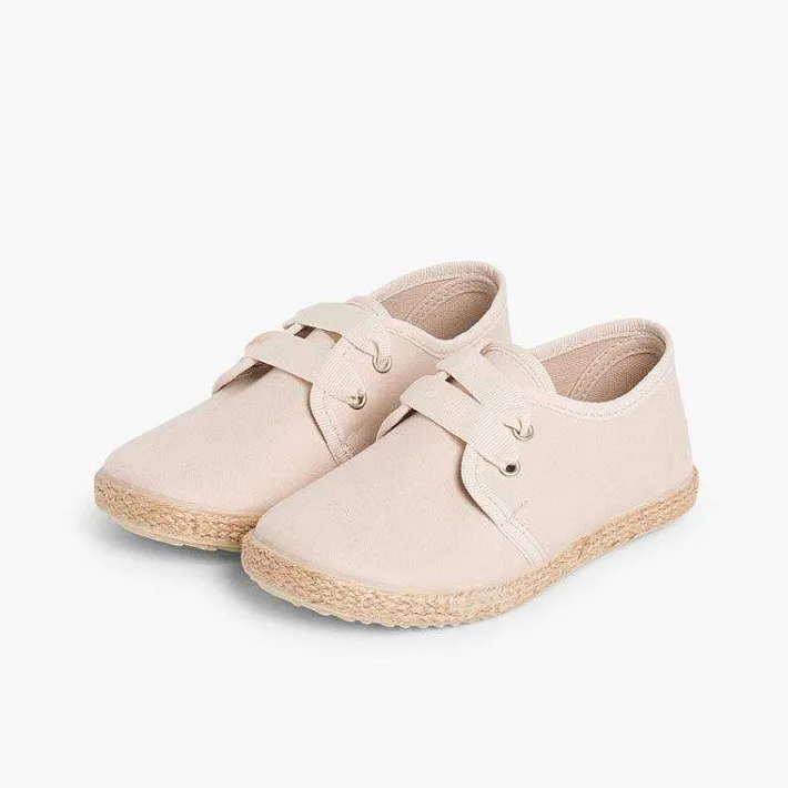 Zapatos Comunión<Pisamonas Zapato Blucher Piso Alpargata Efecto Raso