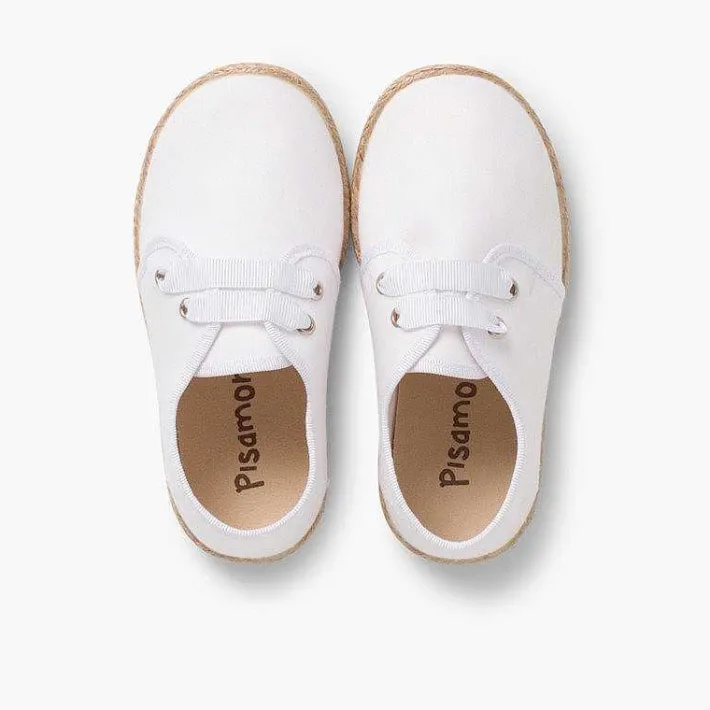 Zapatos Comunión<Pisamonas Zapato Blucher Piso Alpargata Efecto Raso