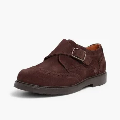 Zapatos Colegiales<Pisamonas Zapato Blucher Serraje Hebilla