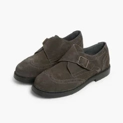 Zapatos Colegiales<Pisamonas Zapato Blucher Serraje Hebilla