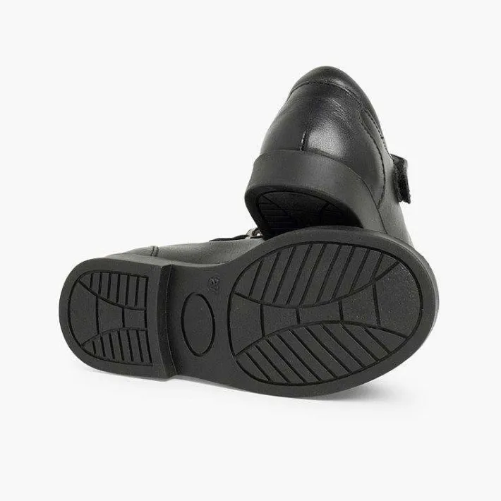 Zapatos Colegiales<Pisamonas Zapato Colegial Merceditas Niña Tira Adherente