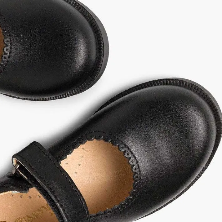 Zapatos Colegiales<Pisamonas Zapato Colegial Merceditas Niña Tira Adherente