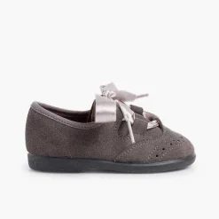 Zapatito Inglés<Pisamonas Zapato Inglés Niños En Serraje