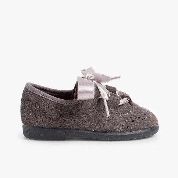 Zapatito Inglés<Pisamonas Zapato Inglés Niños En Serraje