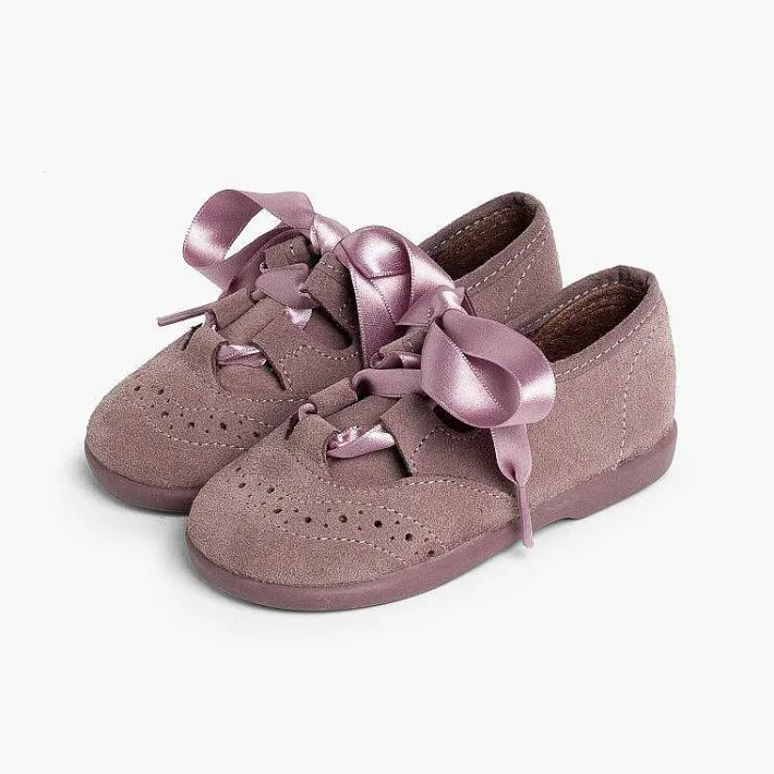 Zapatito Inglés<Pisamonas Zapato Inglés Niños En Serraje