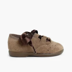 Zapatito Inglés<Pisamonas Zapato Inglés Niños En Serraje