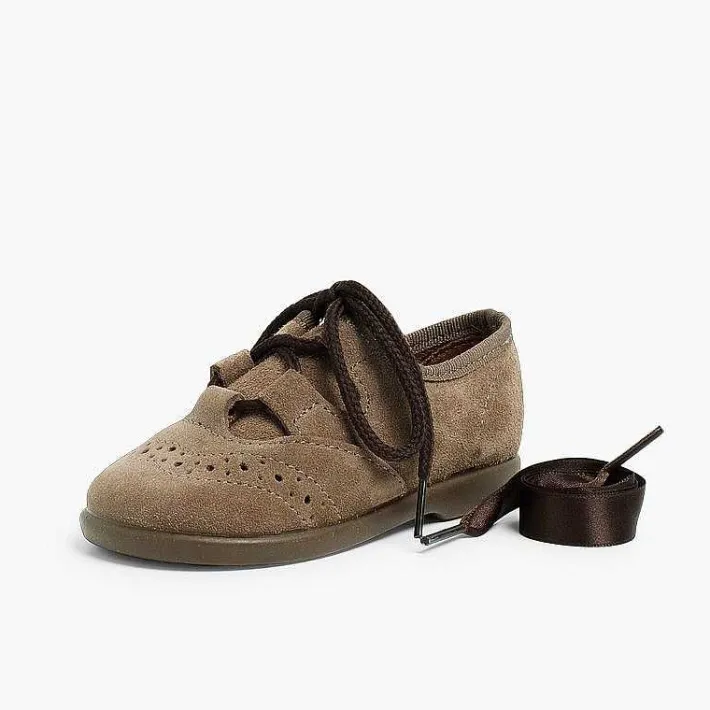 Zapatito Inglés<Pisamonas Zapato Inglés Niños En Serraje