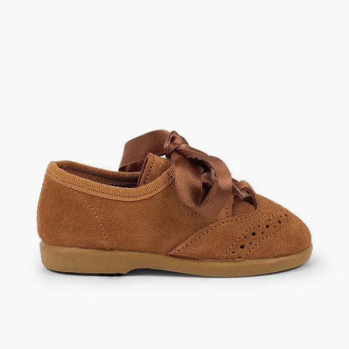 Zapatito Inglés<Pisamonas Zapato Inglés Niños En Serraje