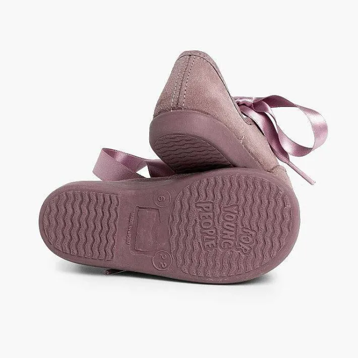 Zapatito Inglés<Pisamonas Zapato Inglés Niños En Serraje