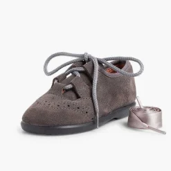 Zapatito Inglés<Pisamonas Zapato Inglés Niños En Serraje