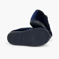 Blucher<Pisamonas Zapato Terciopelo Cordon Faya
